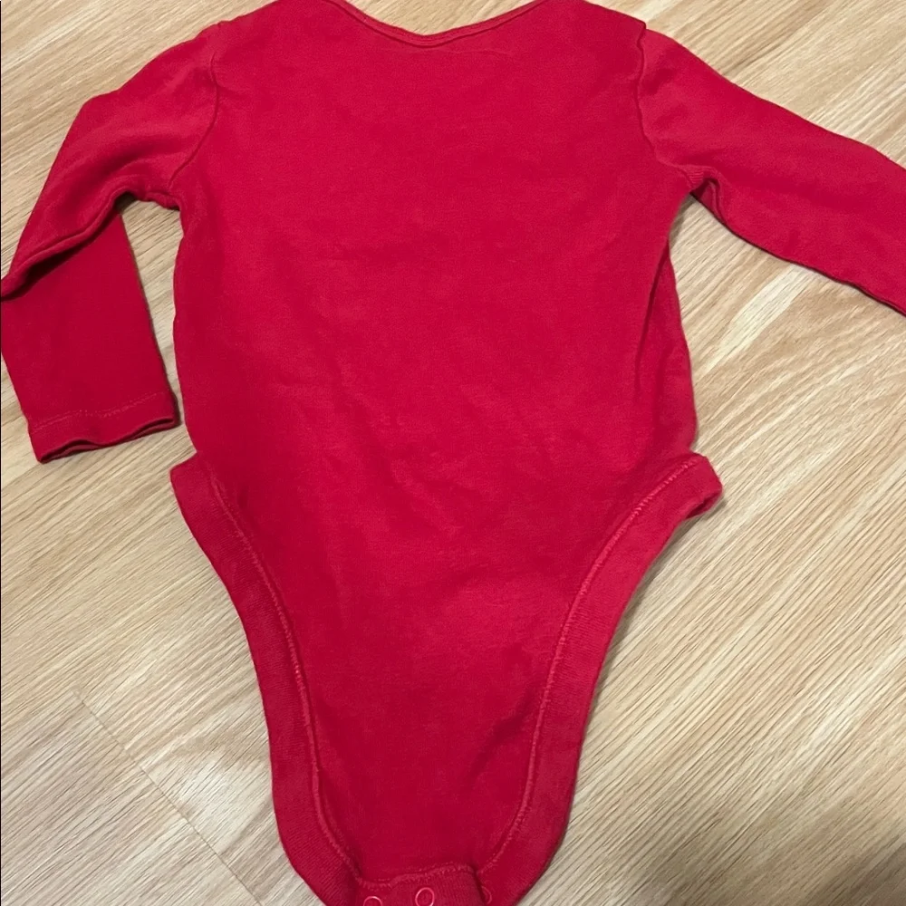 Old Navy Toddler Christmas Long Sleeve Bodysuits 12-18M‎